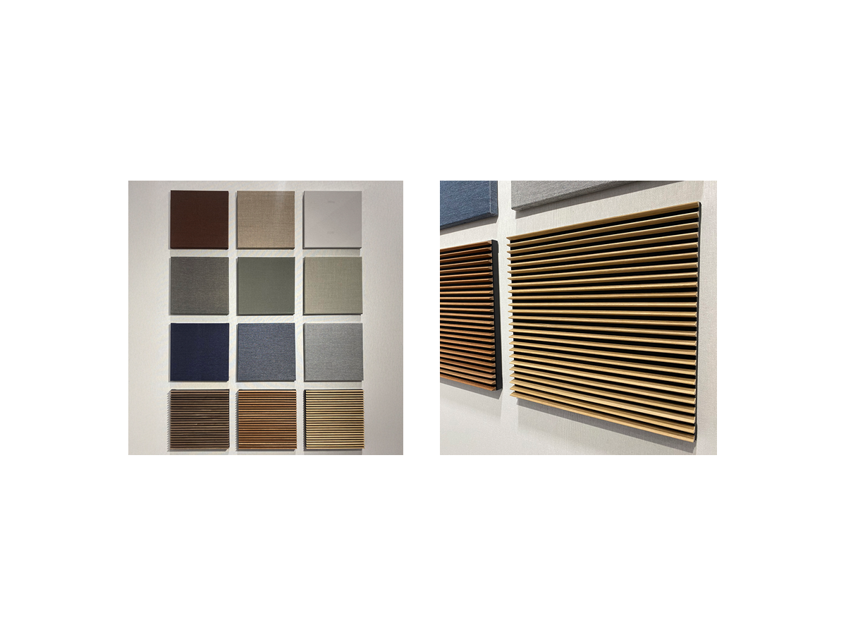 Sample wood, fabric, 30x30cm - 12x sample