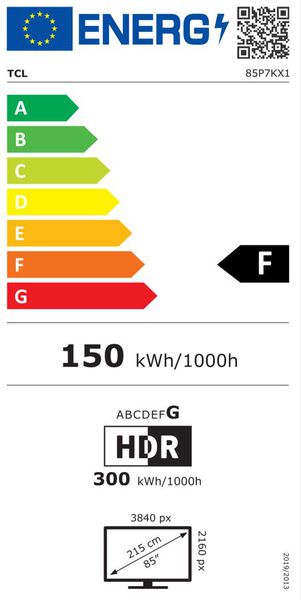Étiquette énergétique 252590