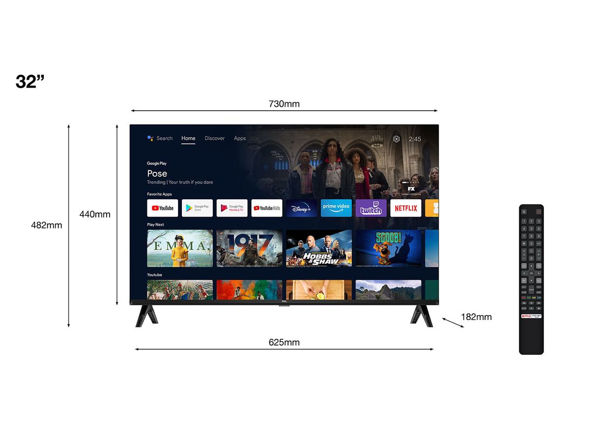 32S5400A - 32 Zoll, LED, Android TV