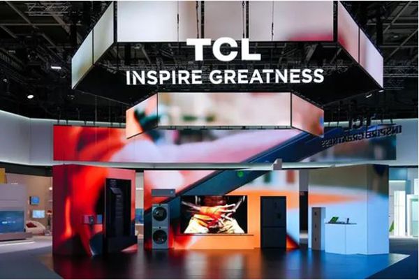 Ein Bild des TCL Stands an der IFA 2024