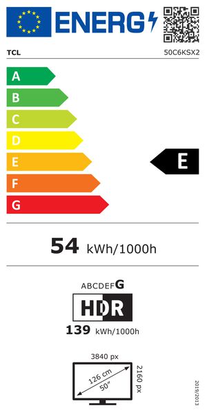 Étiquette énergétique 252584