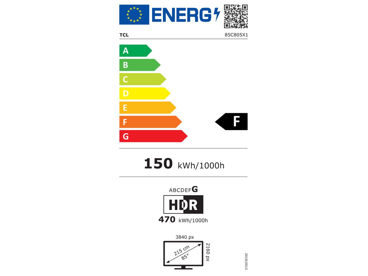 85C805 - 85 Zoll,4K Mini LED,144Hz,GoogleTV