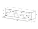 STA260P - Schwarz, Perforation Schwarz, Sockel