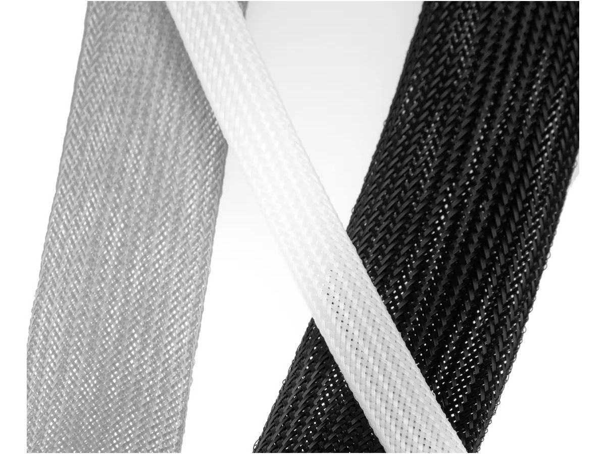 Cable Socks 50/25 weiss - Kabelschlauch, B: 50mm, L:25m