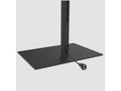 SQUARE100B44 - TV-Ständer SQUARE, Schwarz, 1m, 400x400