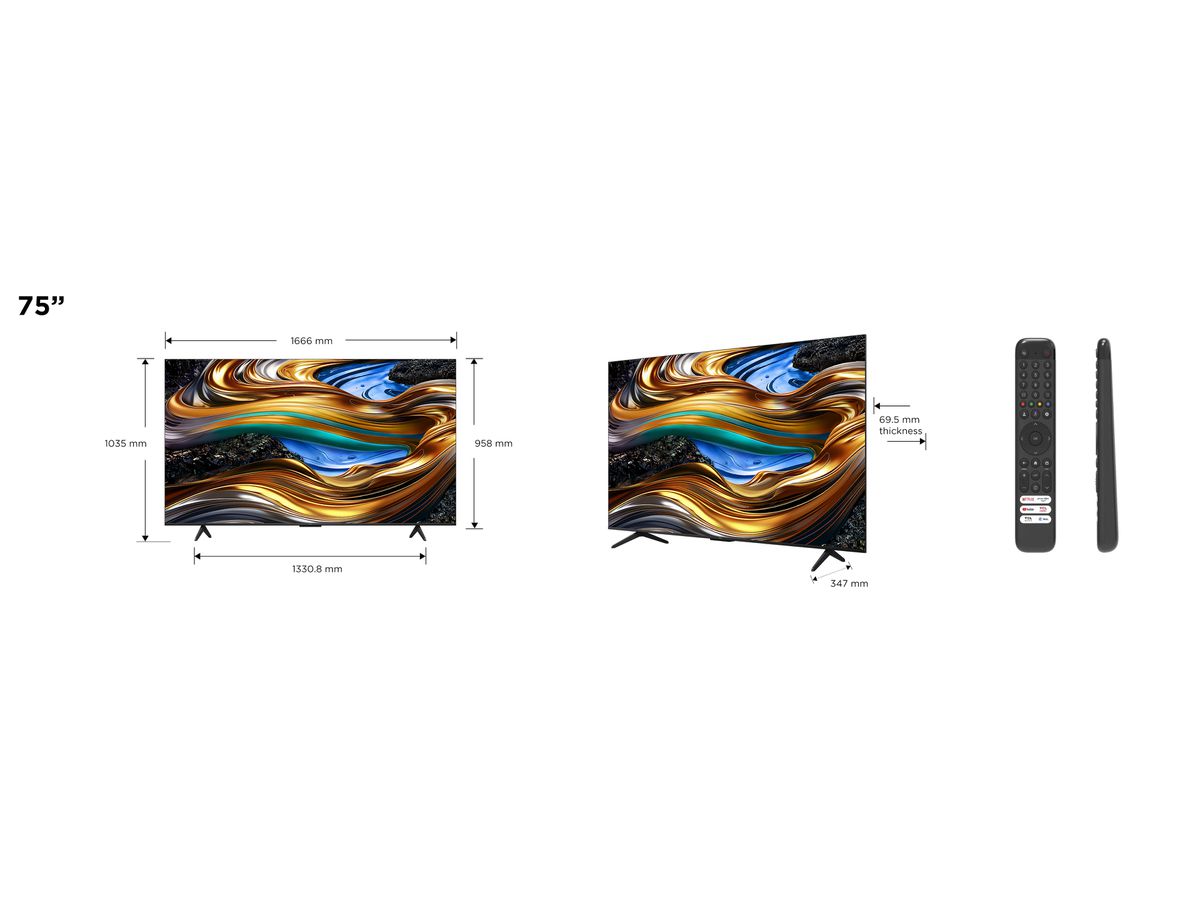 75P755 - 75-inch 4K UHD SmartTV,GoogleTV, WCG