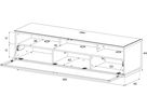 STD260T (Flatpack) - Schwarz, Stoff Schwarz, Sockel