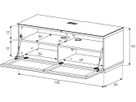 STA130P - Noir, perforation Noir, socle