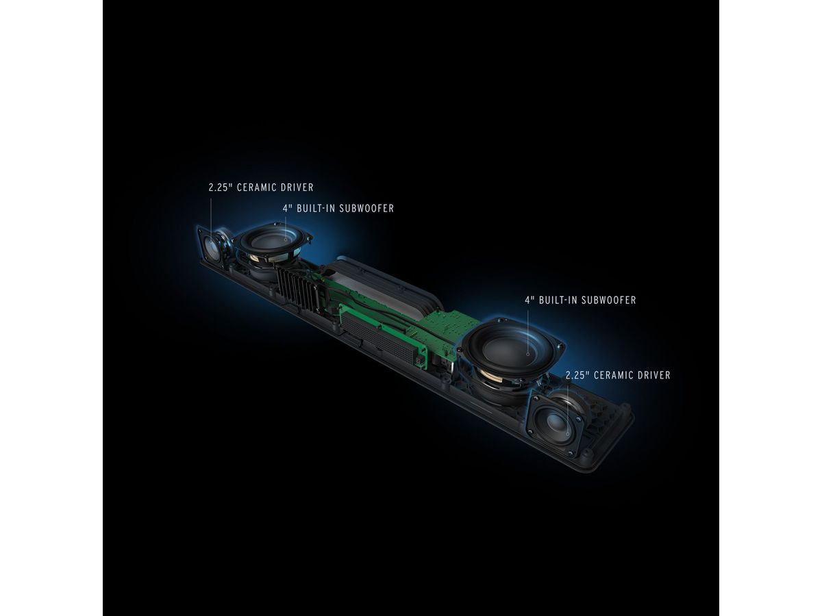 Flexus CORE 100 - Soundbar 2.1, schwarz