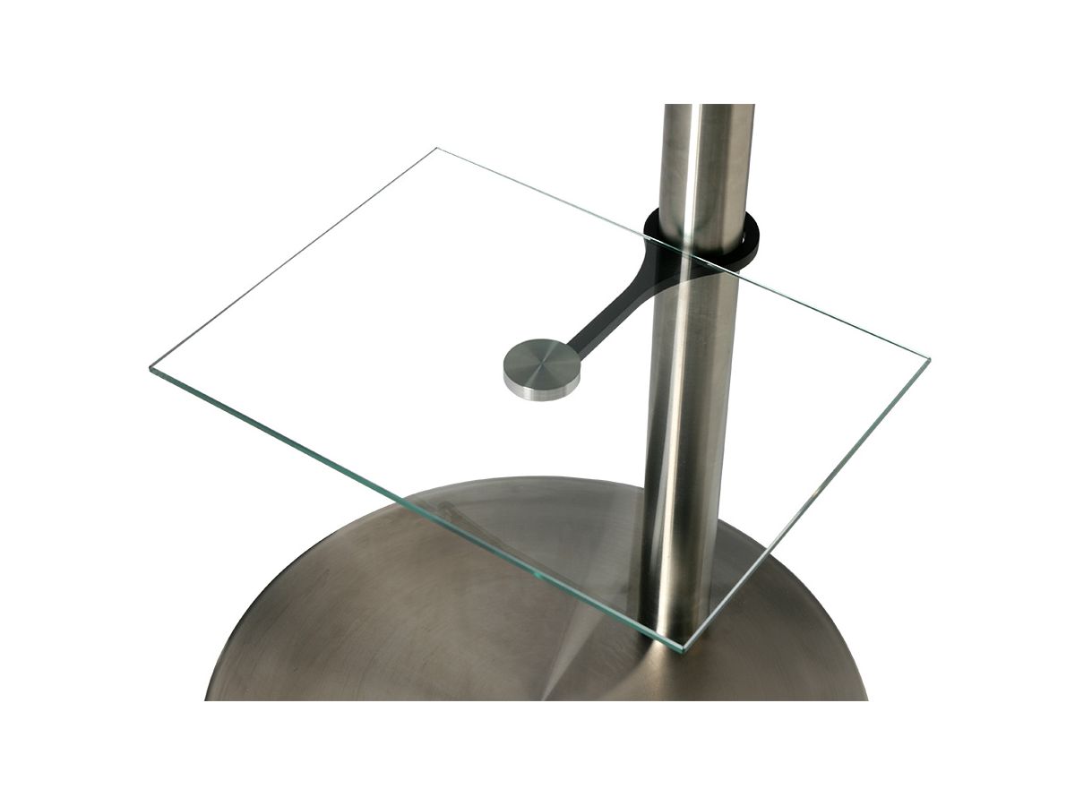 Glasplatte transparent 40x30 cm - für 60 mm Säule