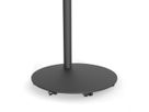 CAV-SPHERE-B-8WH - Bodenplatte Schwarzstahl, 54cm, Rollen