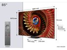 85C8K - 85 Zoll,4K,MiniLED,144Hz,B&O,GoogleTV