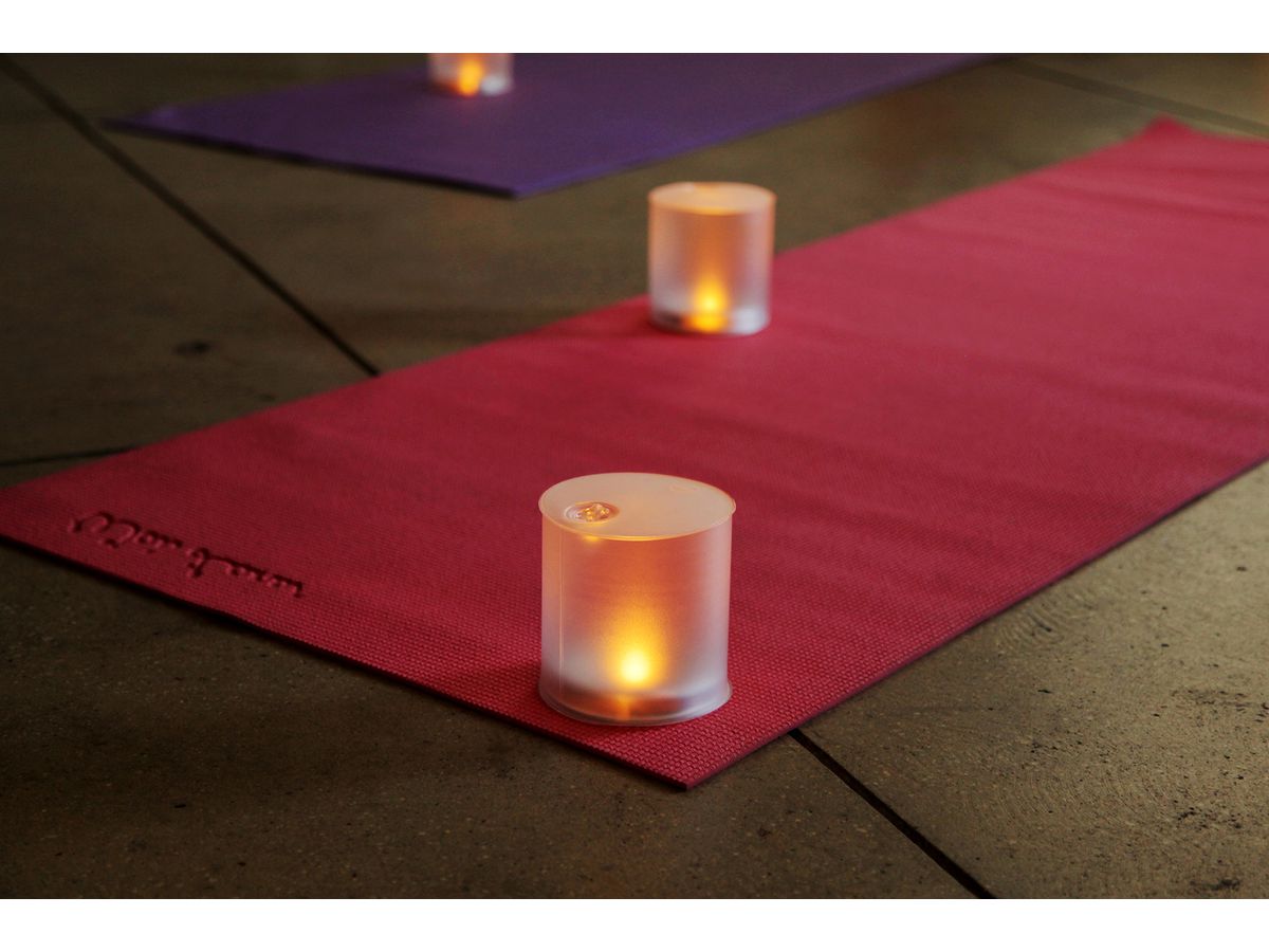 Luci Candle - Solar Laterne, 3 Kerzenlichtmodus