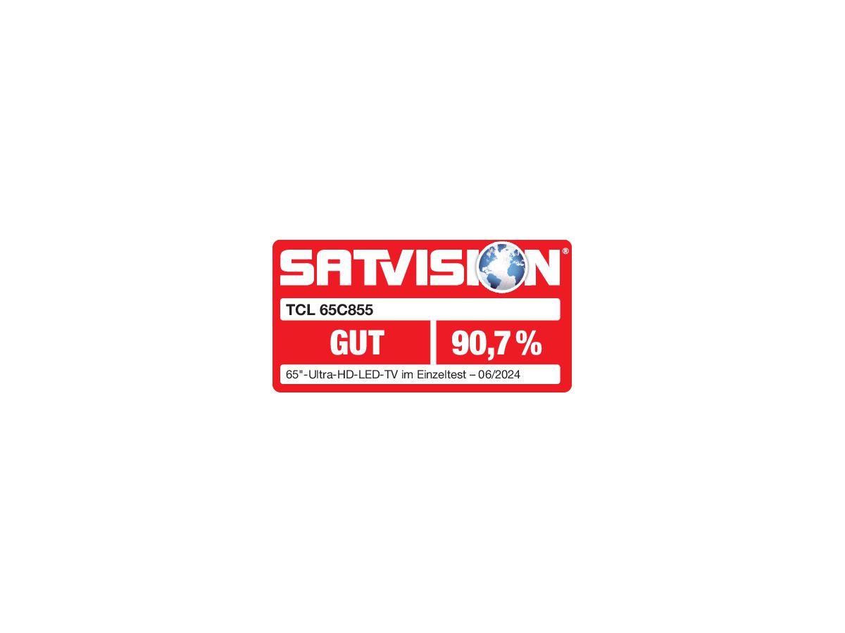 65C855 - 55 inch, 4K UHD, MiniLED, GoogleTV, 144H