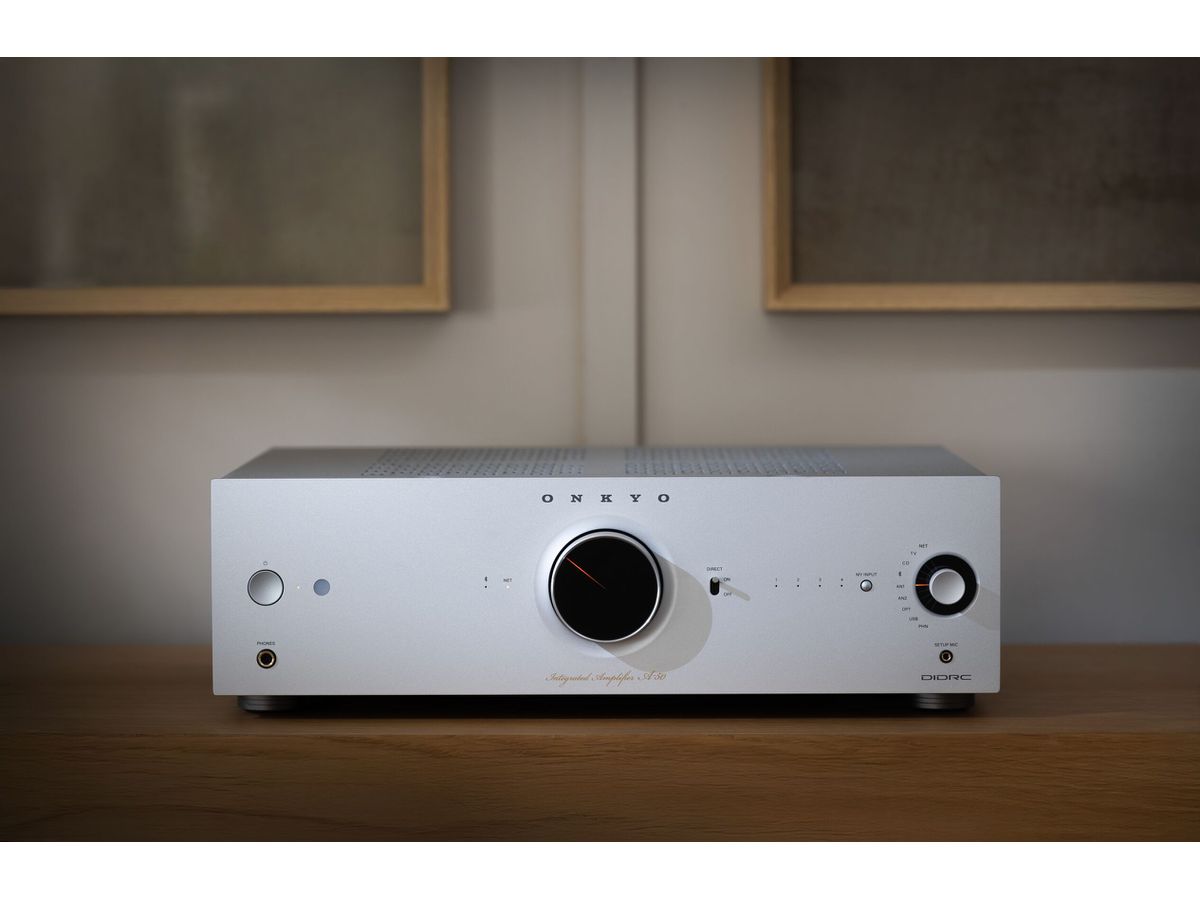A50S - Network Integrated Amplifier, argent