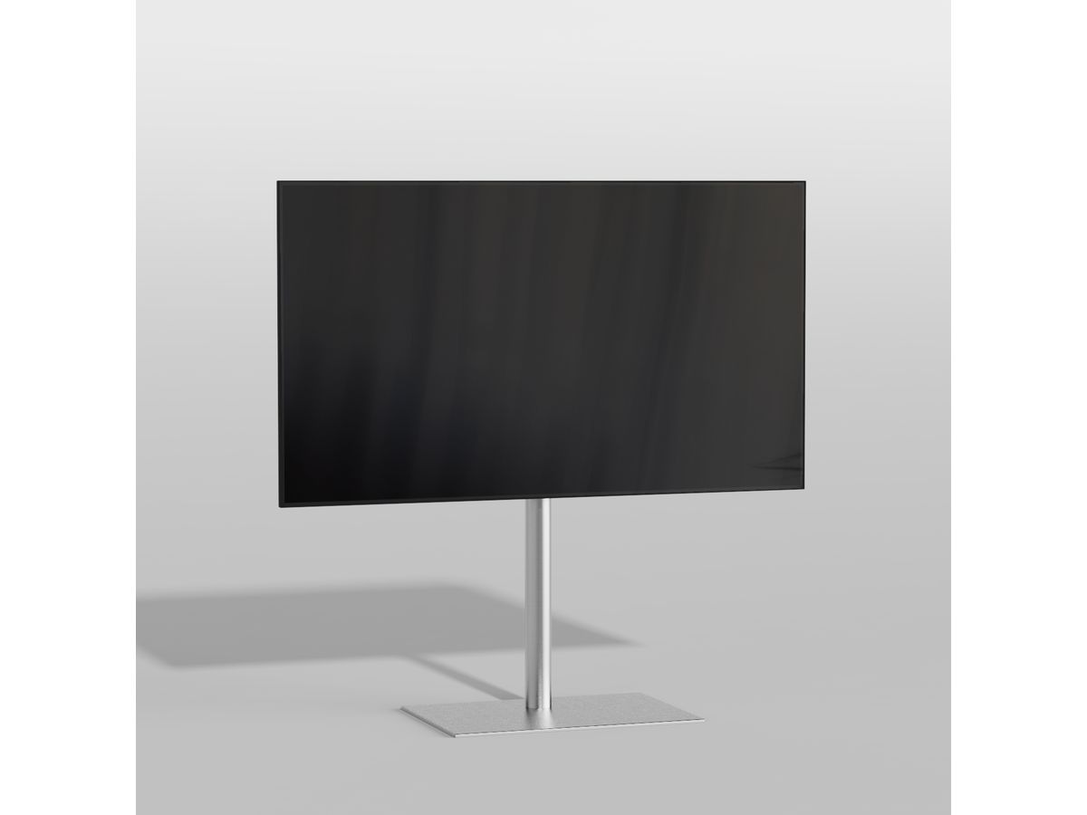 TV-Ständer SQUARE Edelstahl - Höhe 100 cm