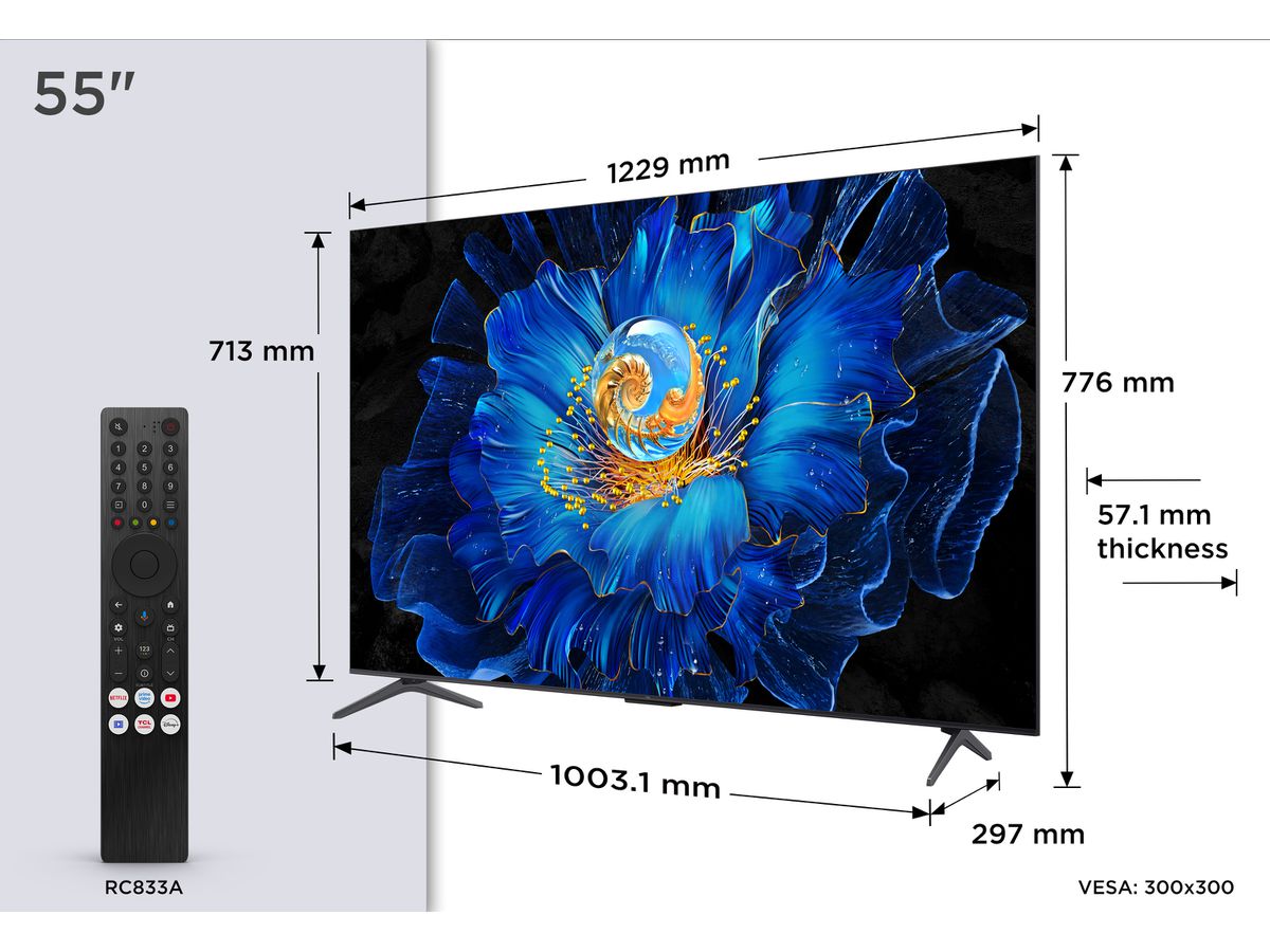 55C6KS - 55 Zoll, 4K, MiniLED, 60Hz, GoogleTV