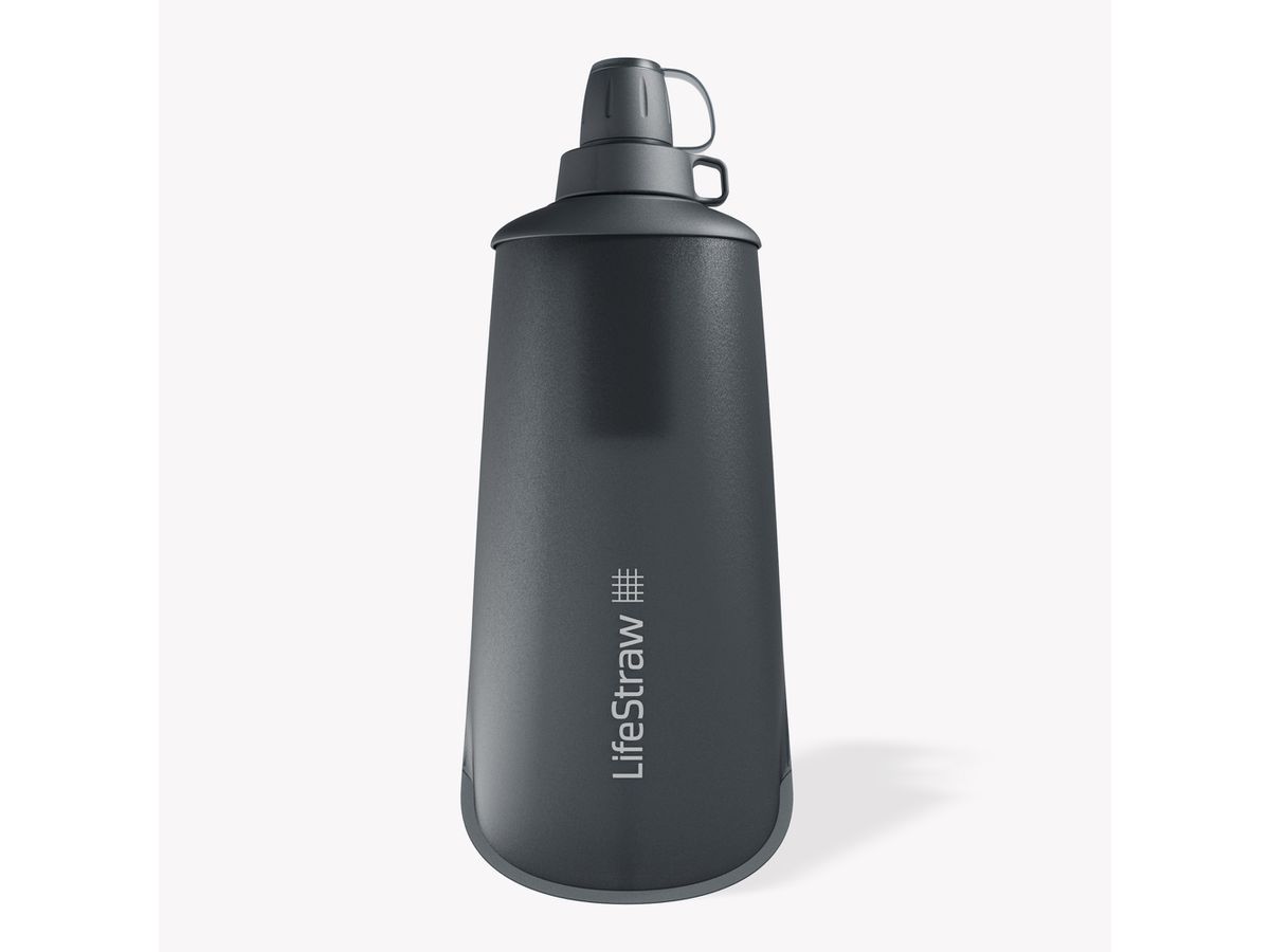 Squeeze Bottle 1L - Wasserfilter, dark mountain