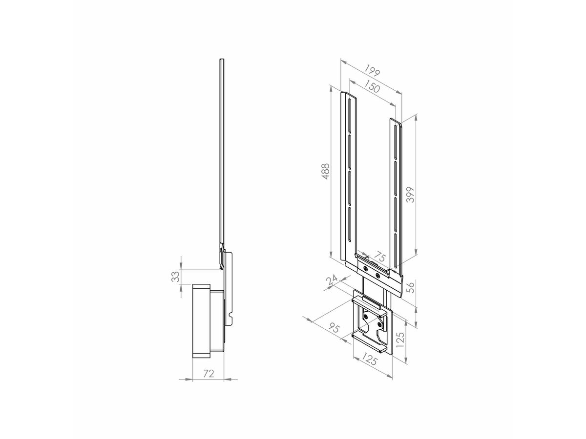 CAPFSTAGEB - Soundbarhalter für B&O Stage