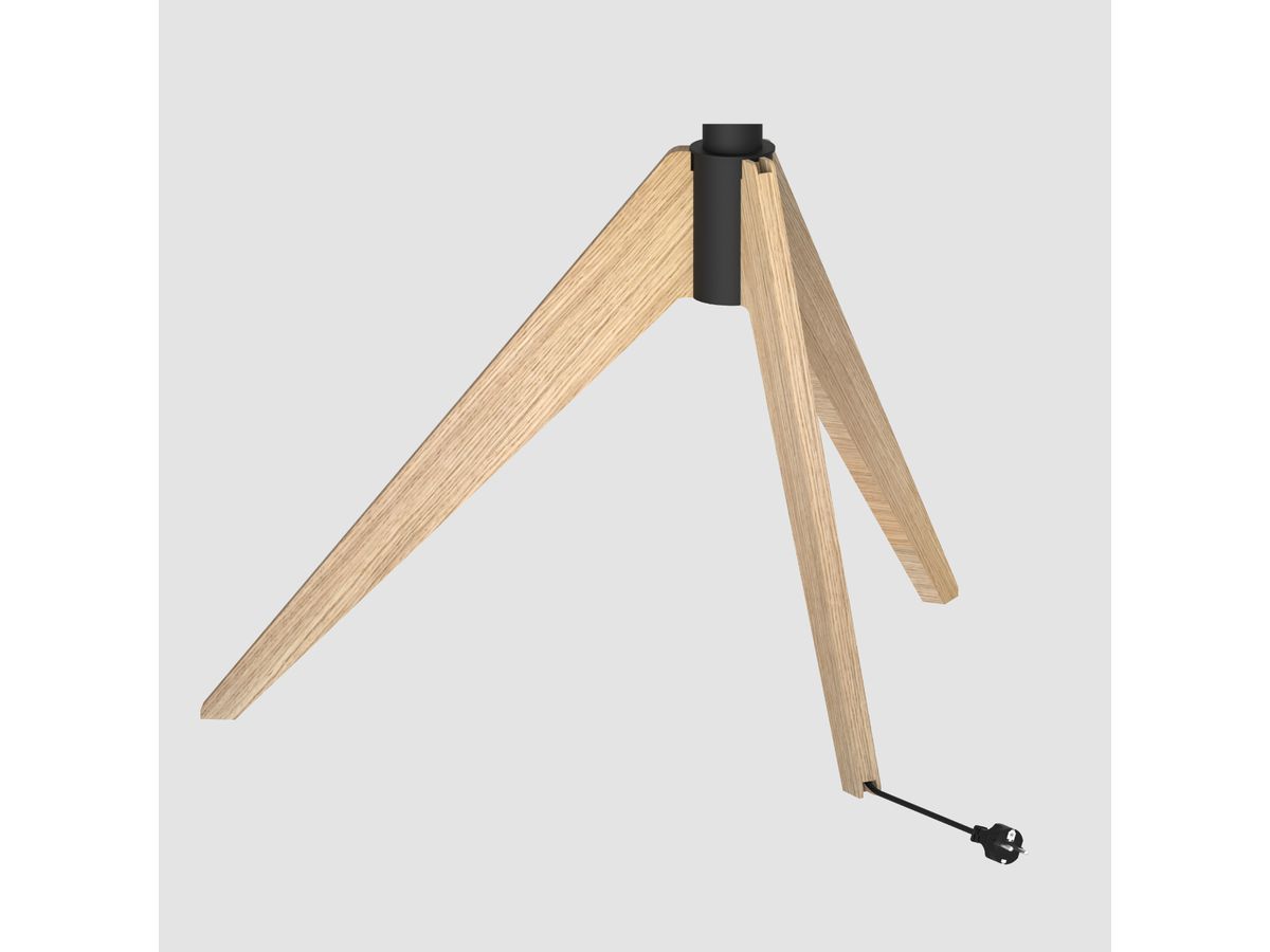 TRIANGLE120B01 - TV-Ständer Eiche, Vesa 75x75 - 400x400