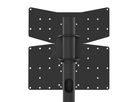 SQUARE100B01 - TV-Ständer SQUARE, Schwarz, 1m, 75-400
