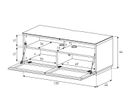 STA130P - ohne Löcher in der Deckpaltte - Weiss, Perforation Weiss, Sockel
