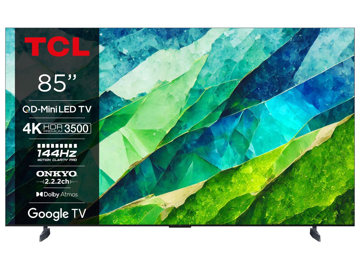 85C855 - 85 pouces, 4K UHD, MiniLED, GoogleTV, 14