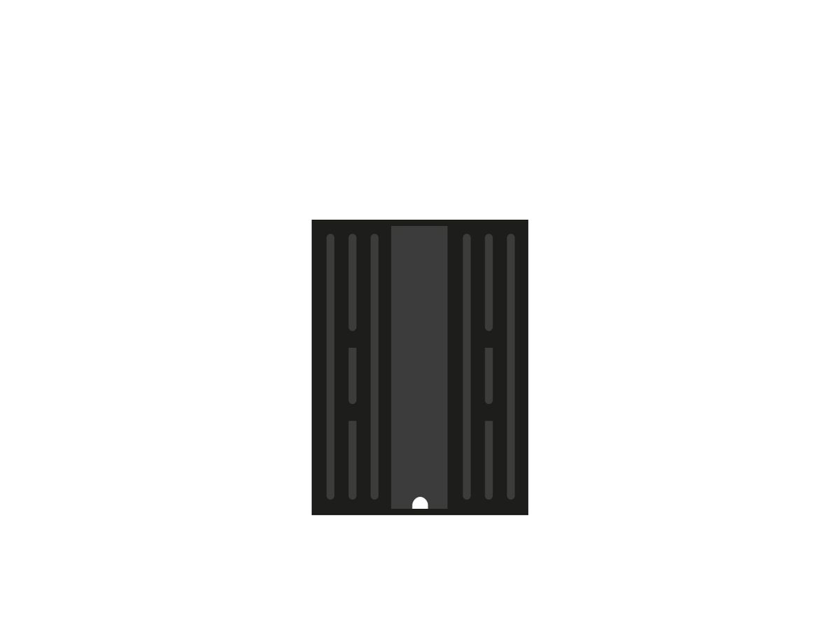 Bracket 65", hauteur 65cm - Support TV Canvas seul