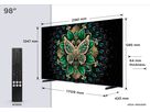 98C6K - 98 Zoll, 4K, MiniLED, 144Hz, GoogleTV